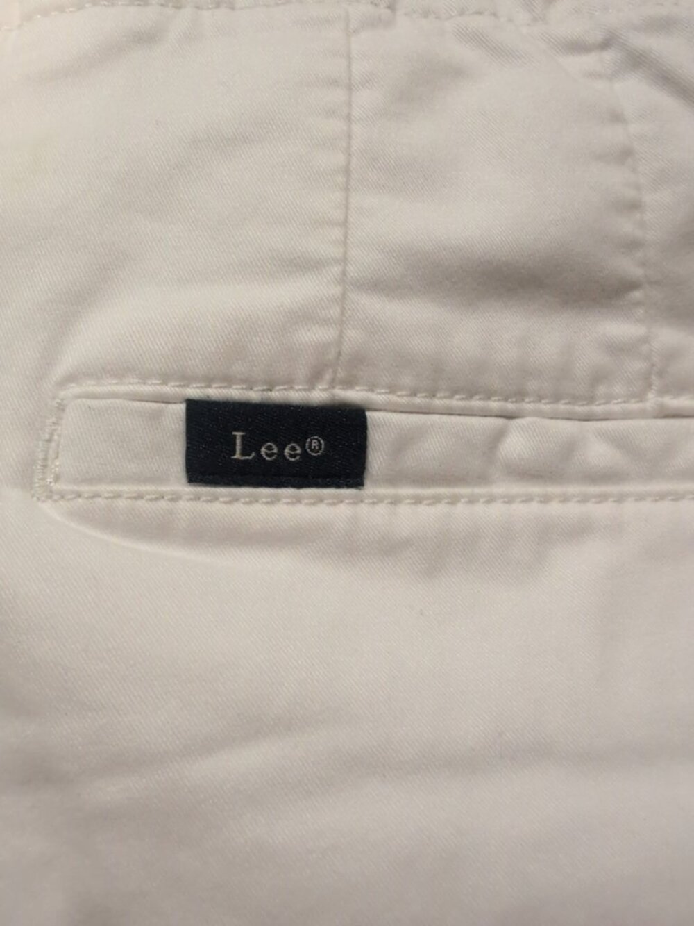 Lee Pants Women's Sz 10 M White Shorts Chino Solid Pocketed - Picture 9 of 11